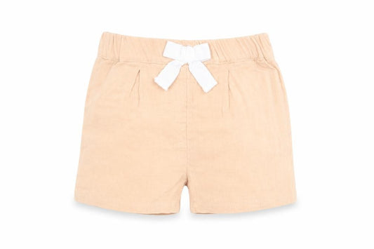 Front view of Marks & Spencer girls’ orange cropped trousers, size 6-9, months
