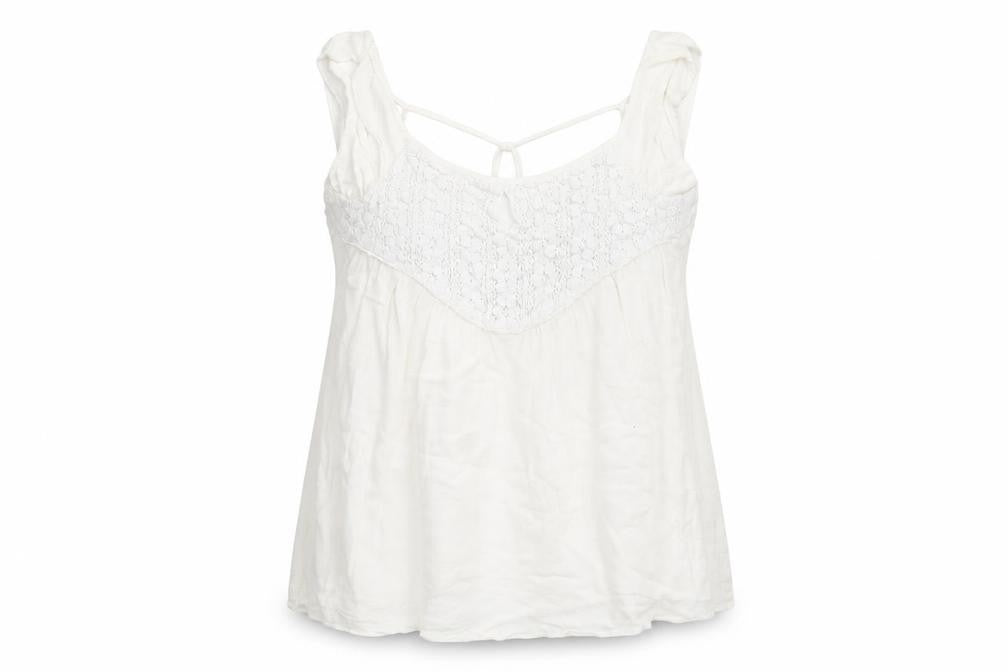 Preworn Womens White   Basic Blouse Size XS