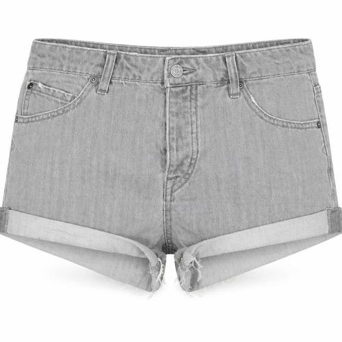 Preworn Womens Grey   Cut-Off Shorts Size 28 in