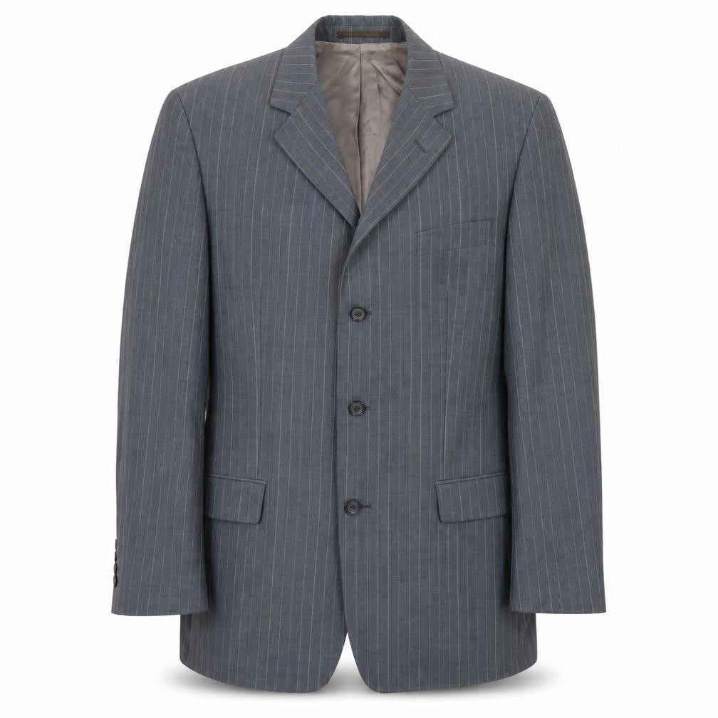 STONES Mens Grey   Jacket Suit Jacket Size 40