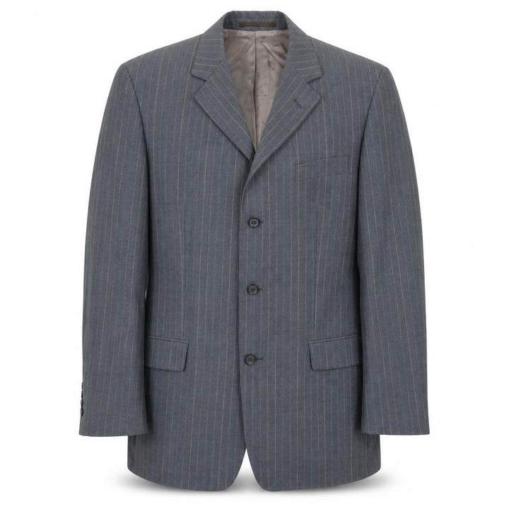 STONES Mens Grey   Jacket Suit Jacket Size 40