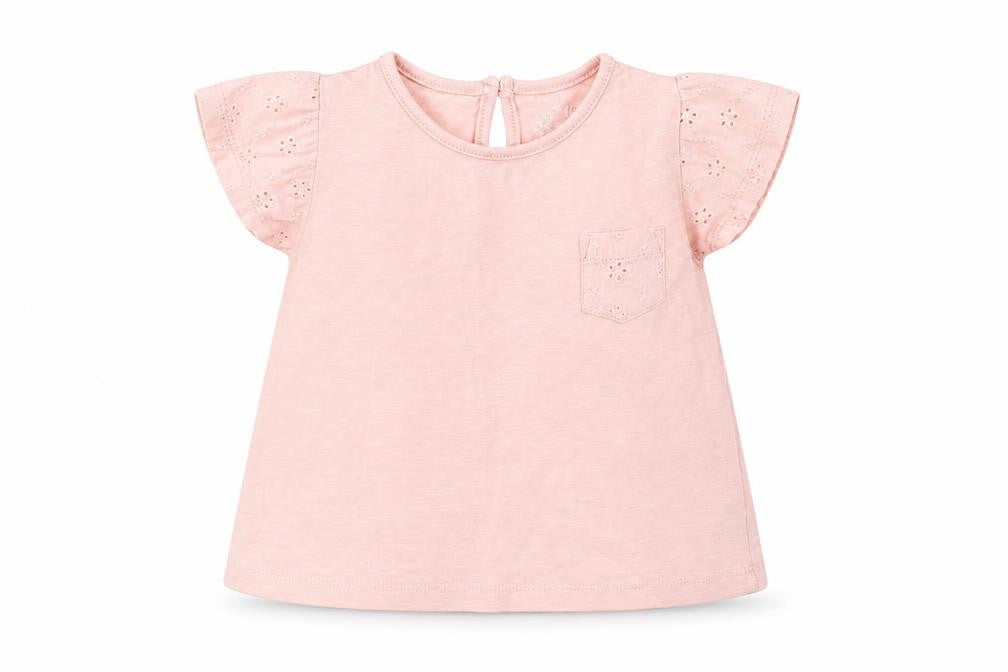 Young Dimension Girls Pink   Basic T-Shirt Size 9-12 Months