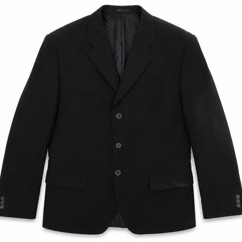 George Mens Black   Jacket Suit Jacket Size 38