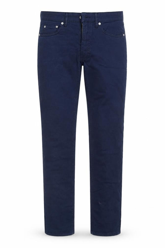 Front view of Marks & Spencer women’s blue skinny jeans, size UK 30, 33-inch leg
