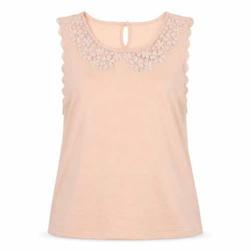 Topshop Womens Beige   Basic Blouse Size 10