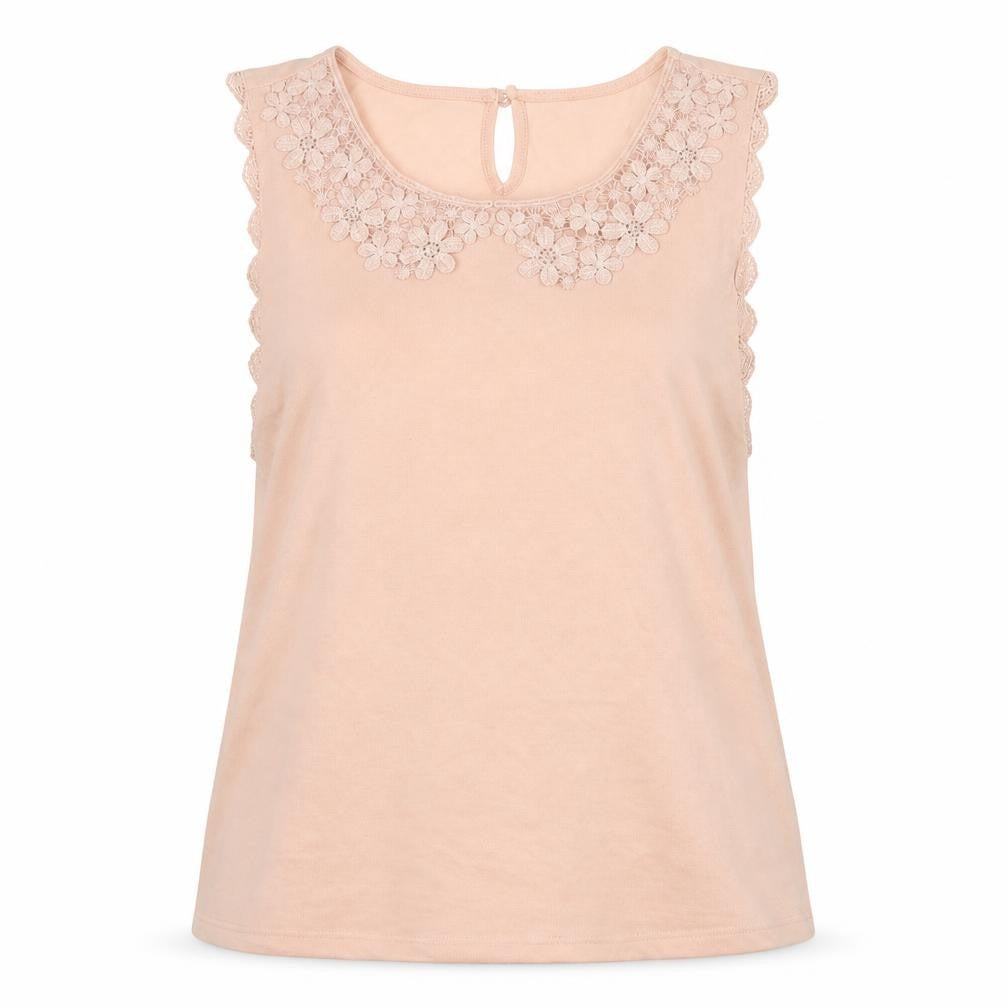Topshop Womens Beige   Basic Blouse Size 10