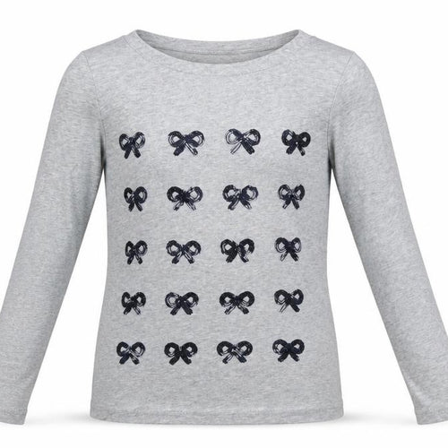 Gap Kids Girls Grey Houndstooth  Basic T-Shirt Size 10 Years