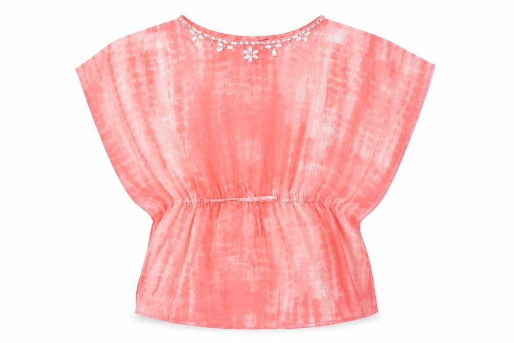VD One Girls Pink   Basic T-Shirt Size 7-8 Years