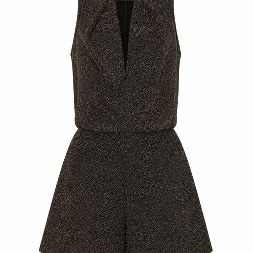 Topshop Womens Gold   Romper One-Piece Size 8