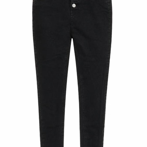 Studio Womens Black  Denim Skinny Jeans Size 10 L28 in