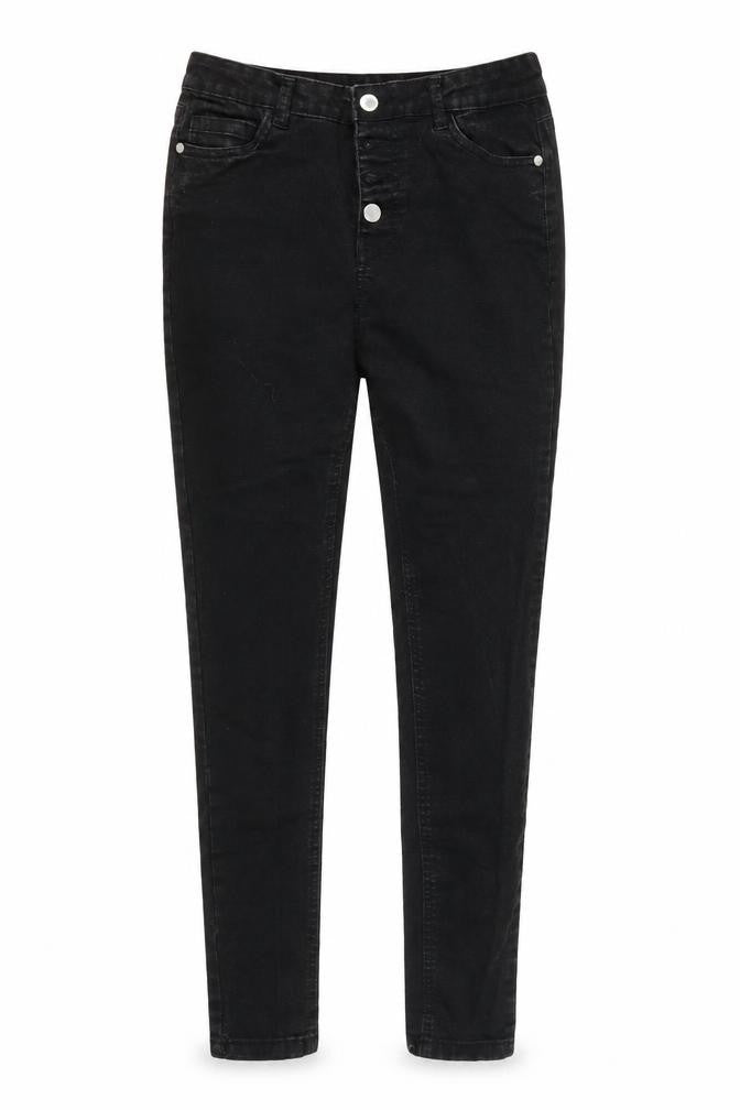 Studio Womens Black  Denim Skinny Jeans Size 10 L28 in