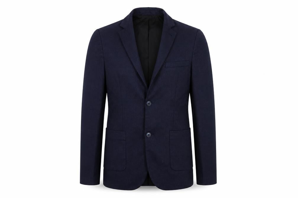 Topman Mens Blue   Jacket Suit Jacket Size 34
