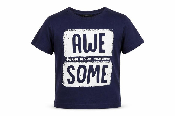 George Boys Blue Basic T-Shirt Size 2-3 Years