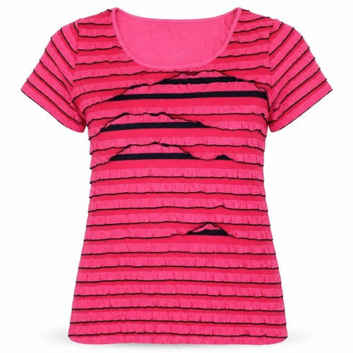 Moda Womens Pink   Basic T-Shirt Size 12