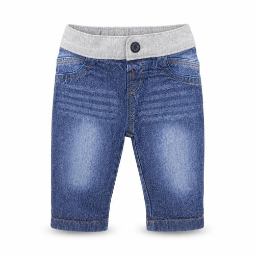 Rocha Little Rocha  Blue  Denim Cargo Jeans Size 0-3 Months