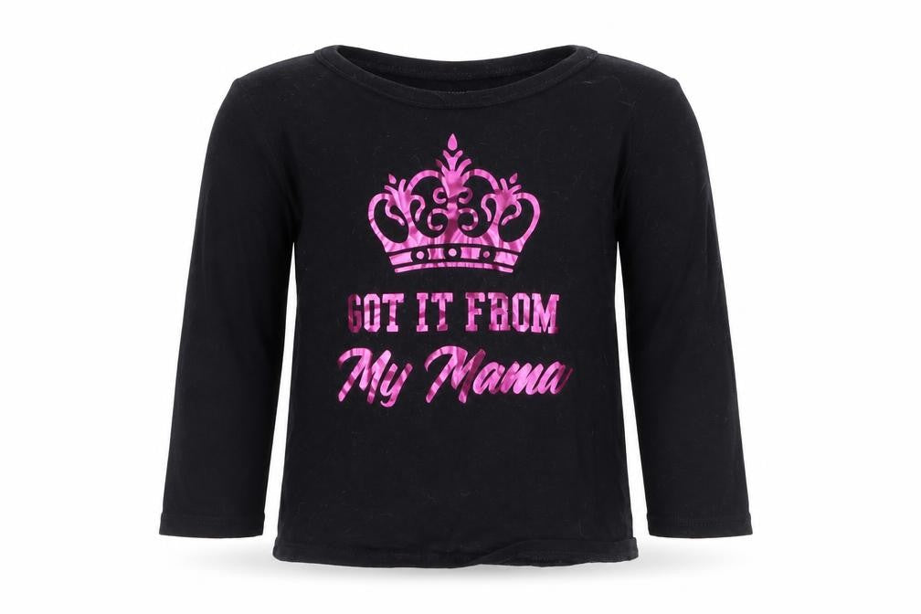 The Children's Place Girls Black   Basic T-Shirt Size 3 Years