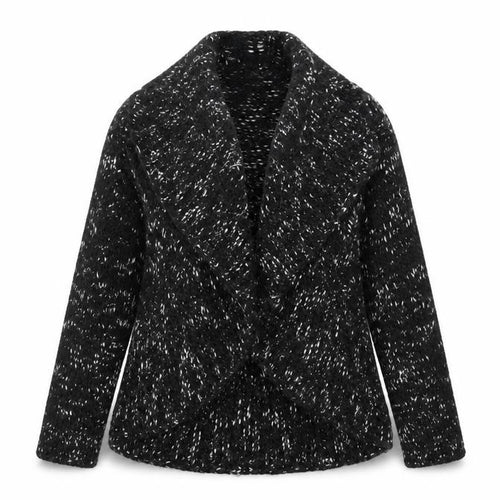 Shima Novelli Womens Black  Knit Cardigan Jumper Size 14