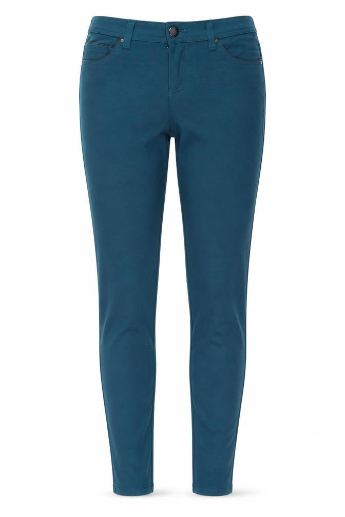 Denim & Co. Womens Blue   Trousers  Size 8 L31 in