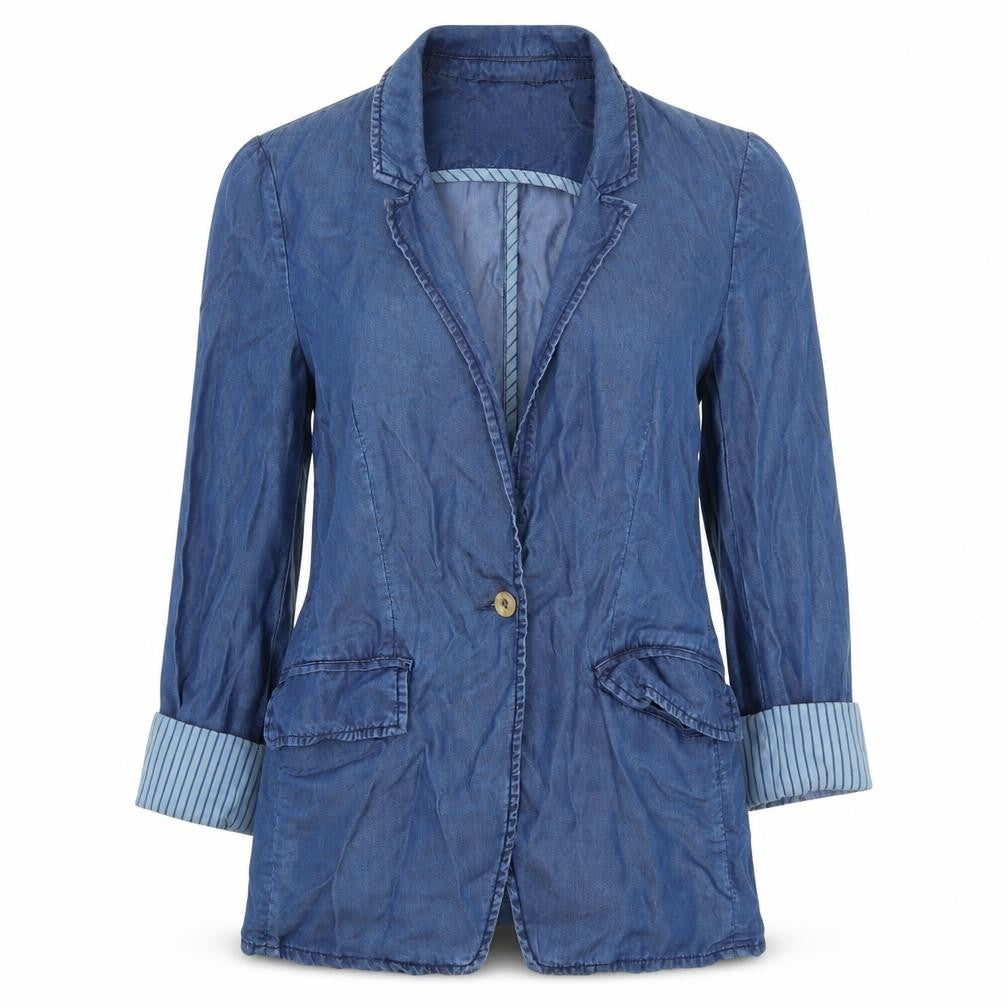 Zara Womens Blue  Denim Jacket  Size XS