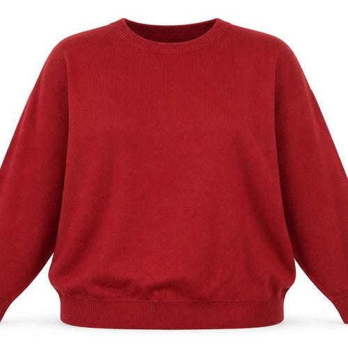Classics Womens Red  Knit Pullover Jumper Size XL