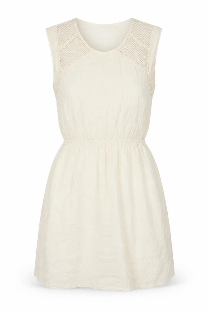 Kilibbi Womens Ivory   Skater Dress  Size M