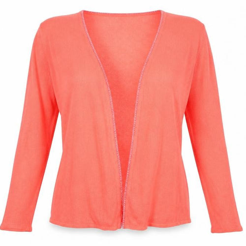 Debbie Morgan Womens Orange   Cardigan Jumper Size M