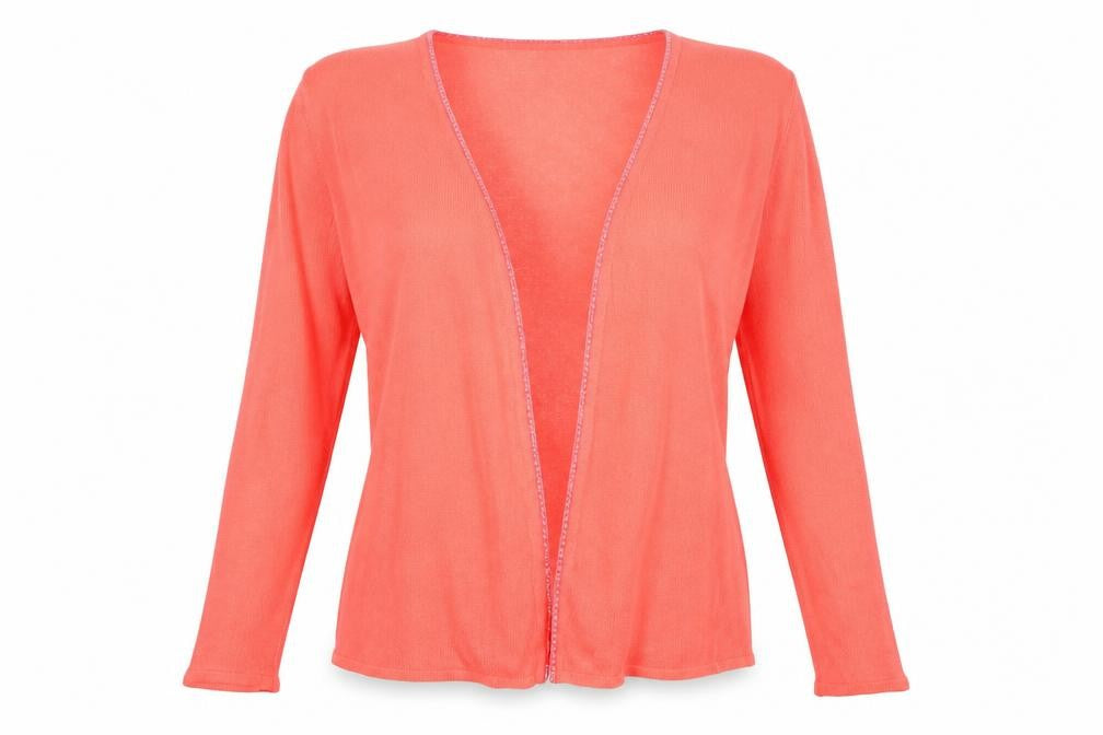 Debbie Morgan Womens Orange   Cardigan Jumper Size M