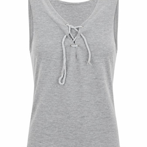 Boohoo Womens Grey  Jersey Basic Tank Size 6