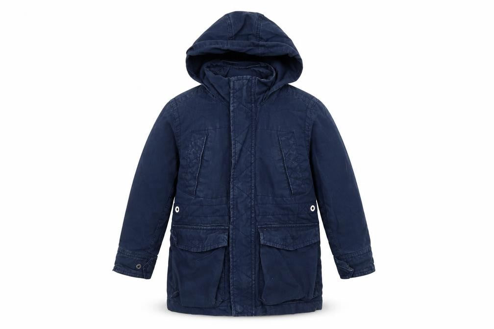Gap Boys Blue   Overcoat Coat Size 4-5 Years