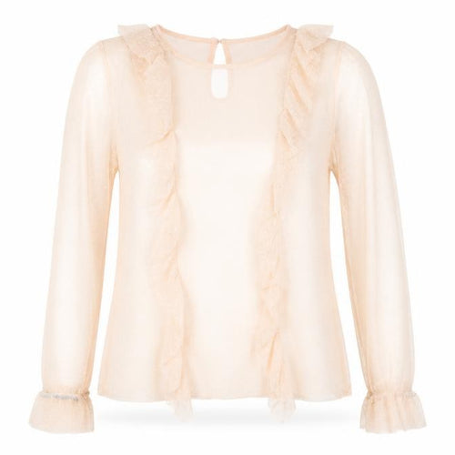 Pink Vanilla Womens Pink   Basic Blouse Size 10