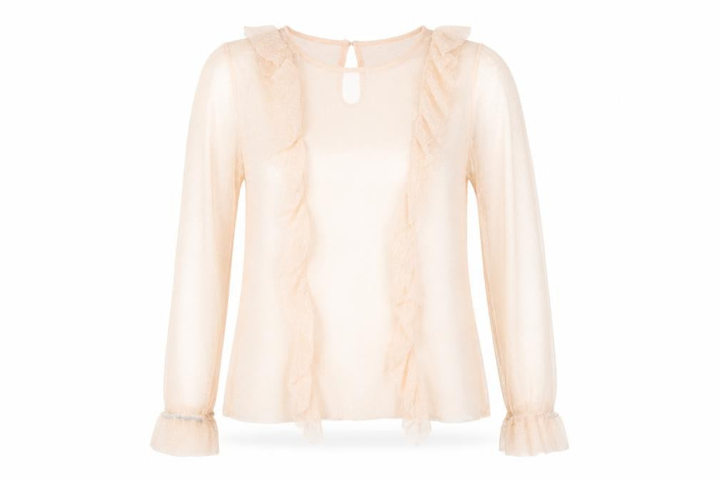 Pink Vanilla Womens Pink   Basic Blouse Size 10