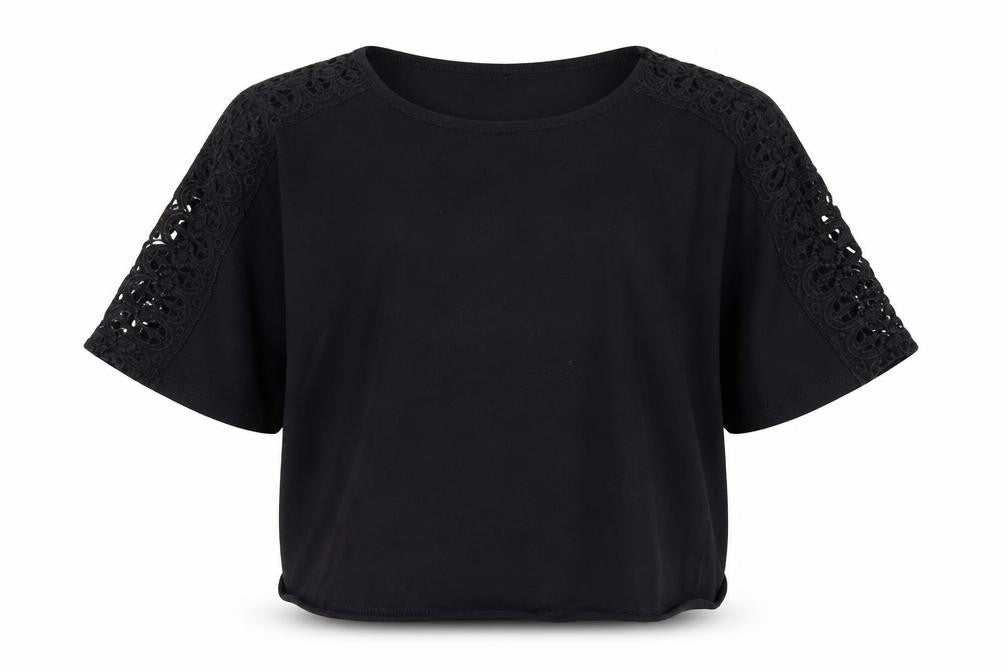 New Look Girls Black   Basic T-Shirt Size 12-13 Years