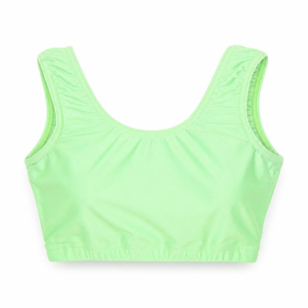 DANCE GEAR Womens Green   Cropped T-Shirt Size 4
