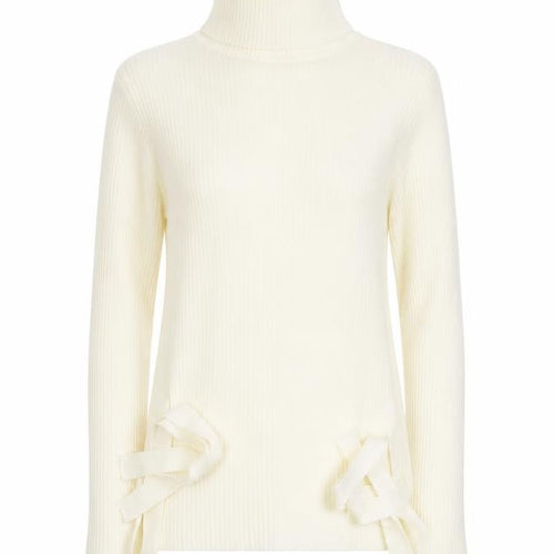 I SAW IT FIRST Womens Ivory  Knit Pullover Jumper Size M