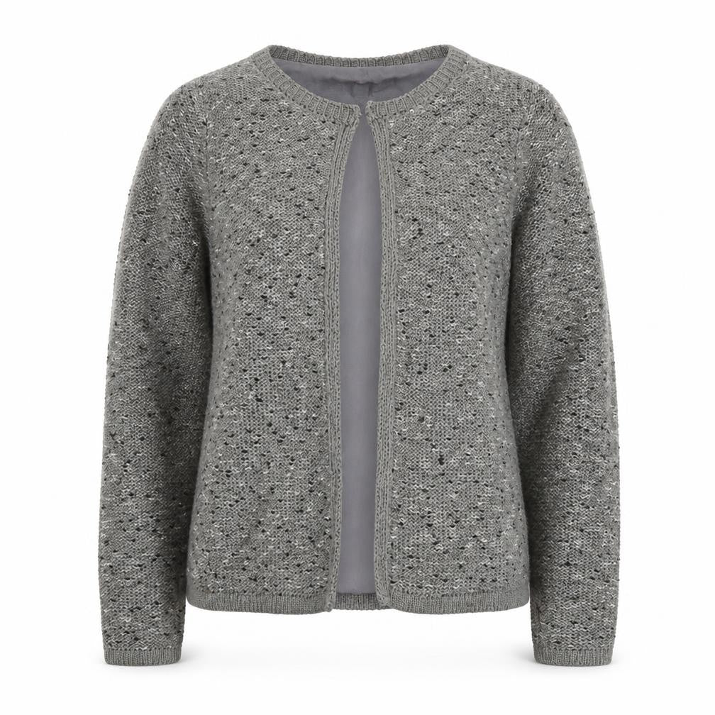 Redoute Womens Grey  Knit Cardigan Jumper Size L