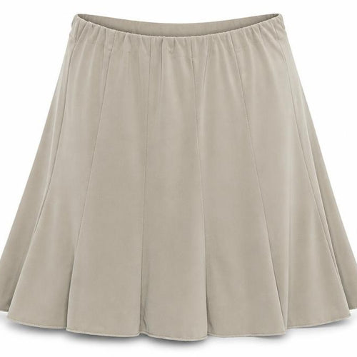 Forever Womens Beige   Pleated Skirt Size XL