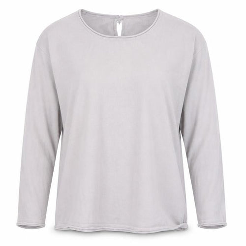 Missun  Womens Grey   Pullover Jumper Size S