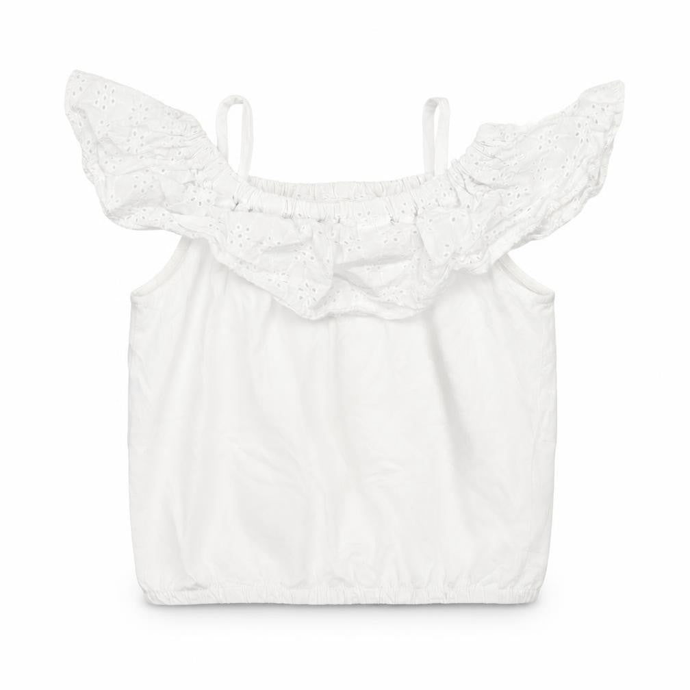 Very  Girls White   Basic Blouse Size 3-4 Years