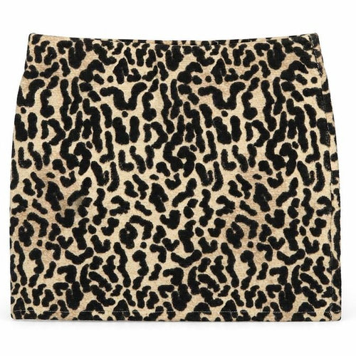 Zara  Womens Black Animal Print  Straight & Pencil Skirt Size 27 in  - Leopard Print