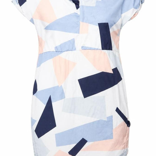 Preworn Womens Multicoloured Geometric  T-Shirt Dress  Size S