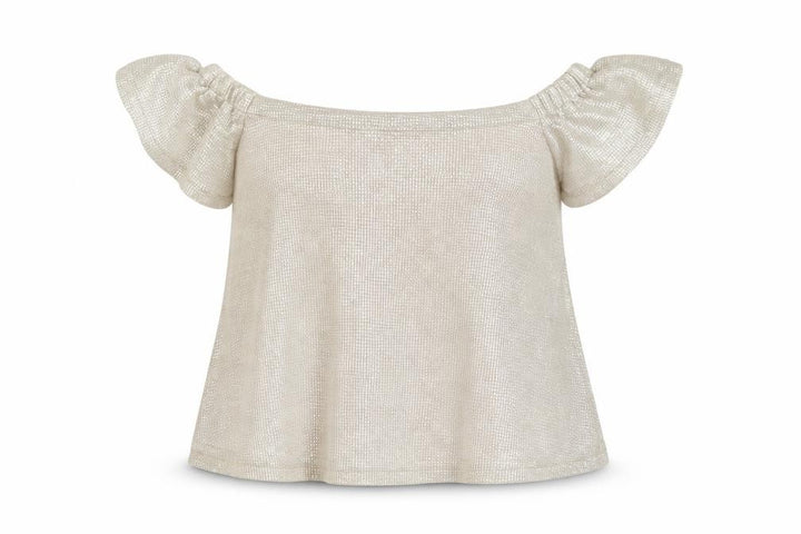 New Look Girls Gold Basic Blouse Size 12 Years