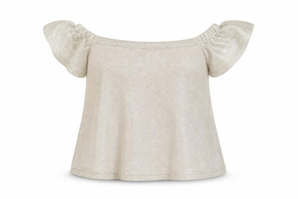 New Look Girls Gold   Basic Blouse Size 12 Years