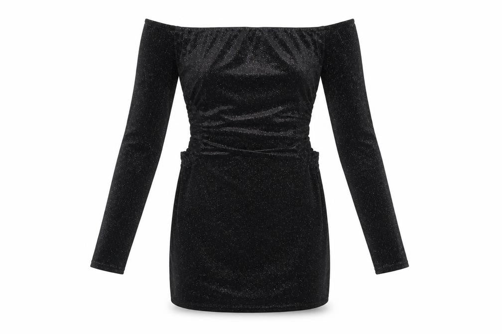 kiah Womens Black   Bodycon  Size 10  - glittery