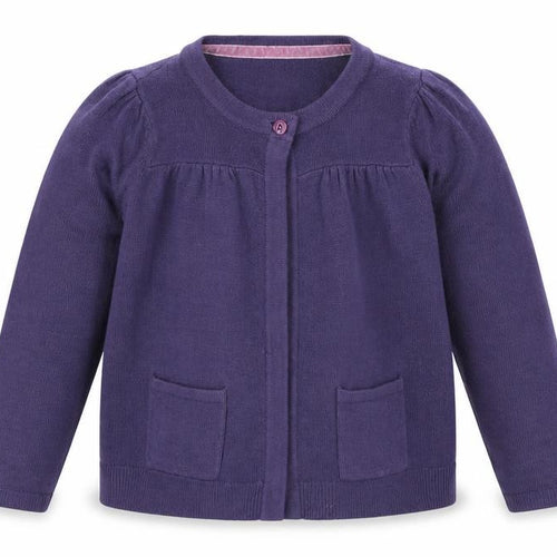 John Lewis Girls Purple   Cape Jumper Size 3 Years
