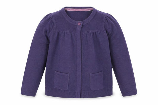 John Lewis Girls Purple   Cape Jumper Size 3 Years