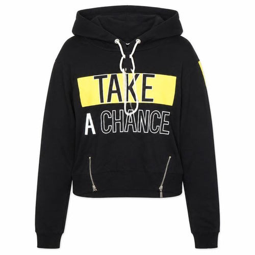 sellect Womens Black   Pullover Hoodie Size 10