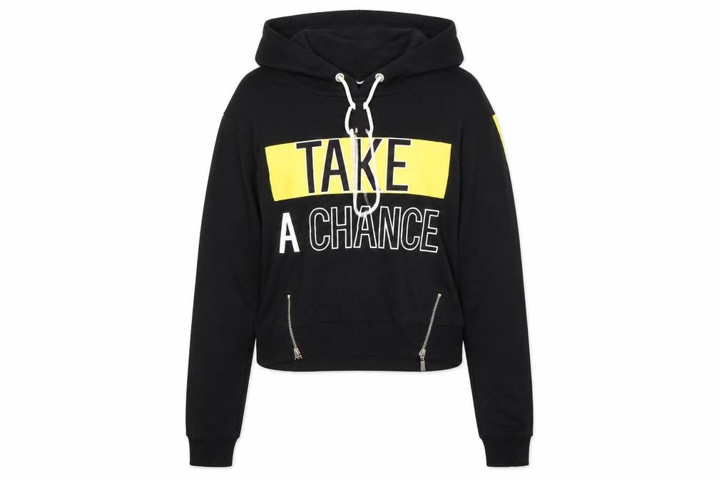 sellect Womens Black   Pullover Hoodie Size 10