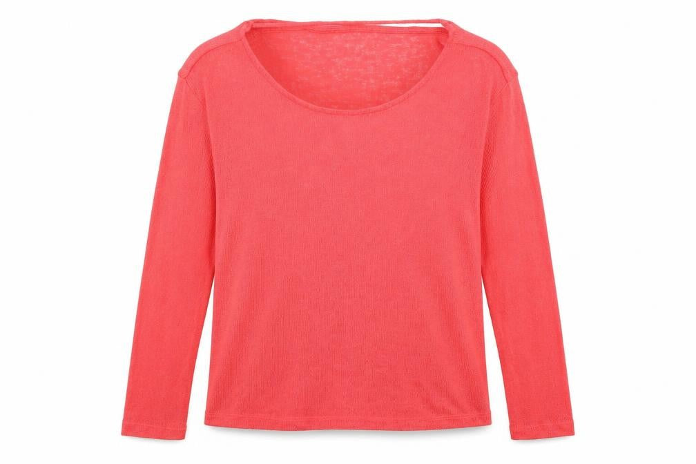 Front view of H&M women’s pink jumper, size L