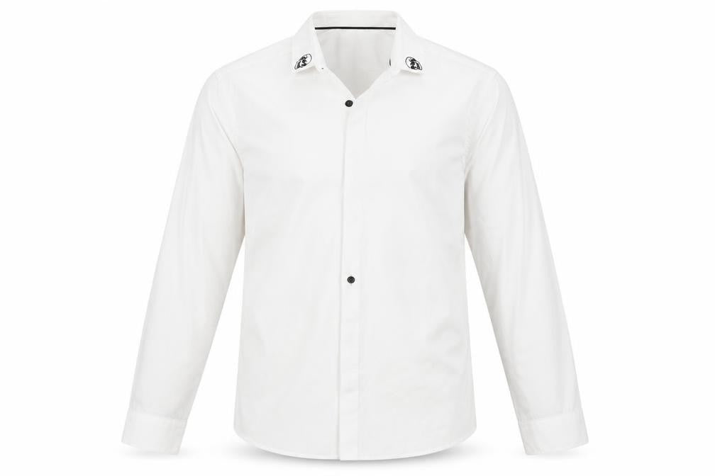 New Look Mens White    Button-Up Size M