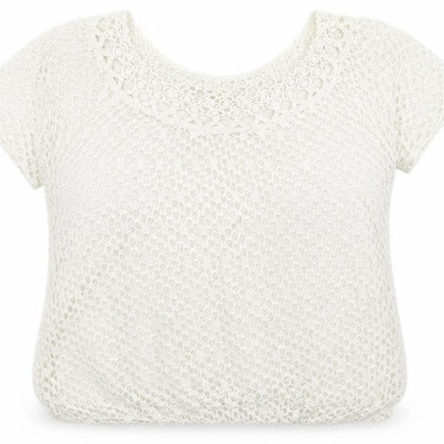 Preworn Womens White   Basic T-Shirt Size L